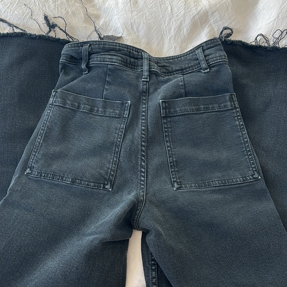 Zara High Waist Wide Leg Jeans - Picture 2 of 2